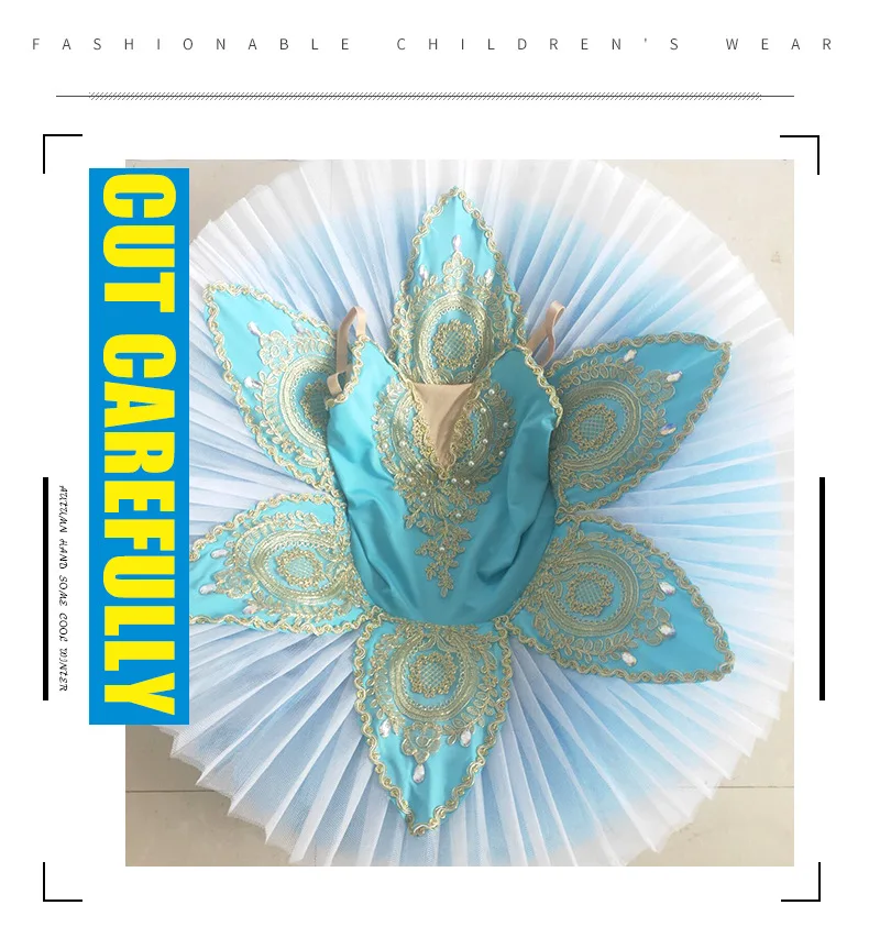 2023 New Arrival Ballet Tutu Dress Kids New Style Classical Tutu Dress Professional Performance Wear