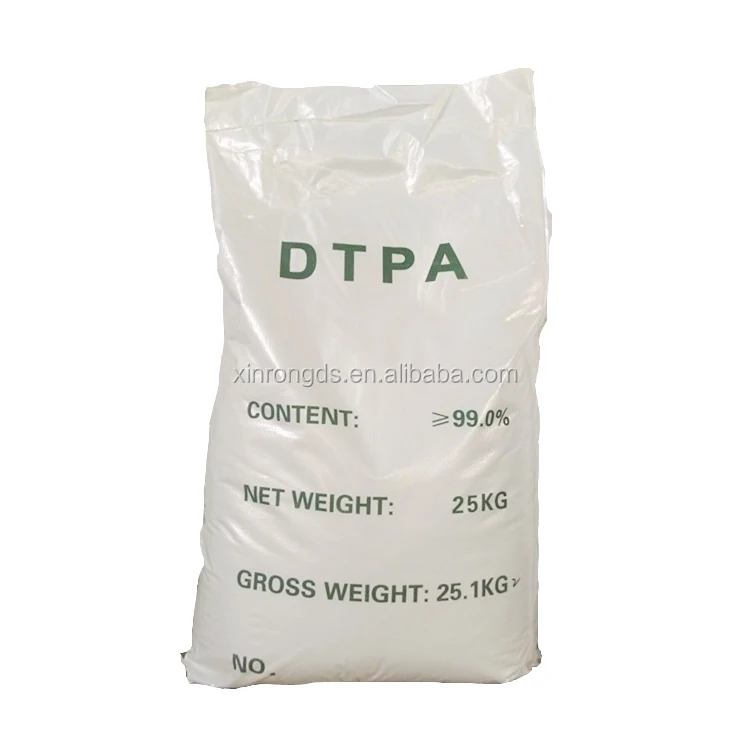 99% DTPA with white powder