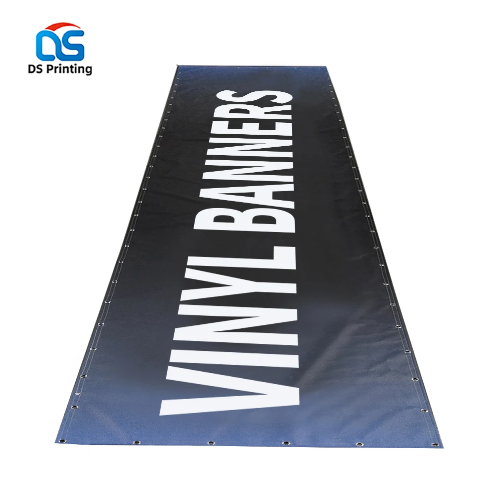 Custom size promotional flags personalized advertising event banners with logo custom print image printing flex banner
