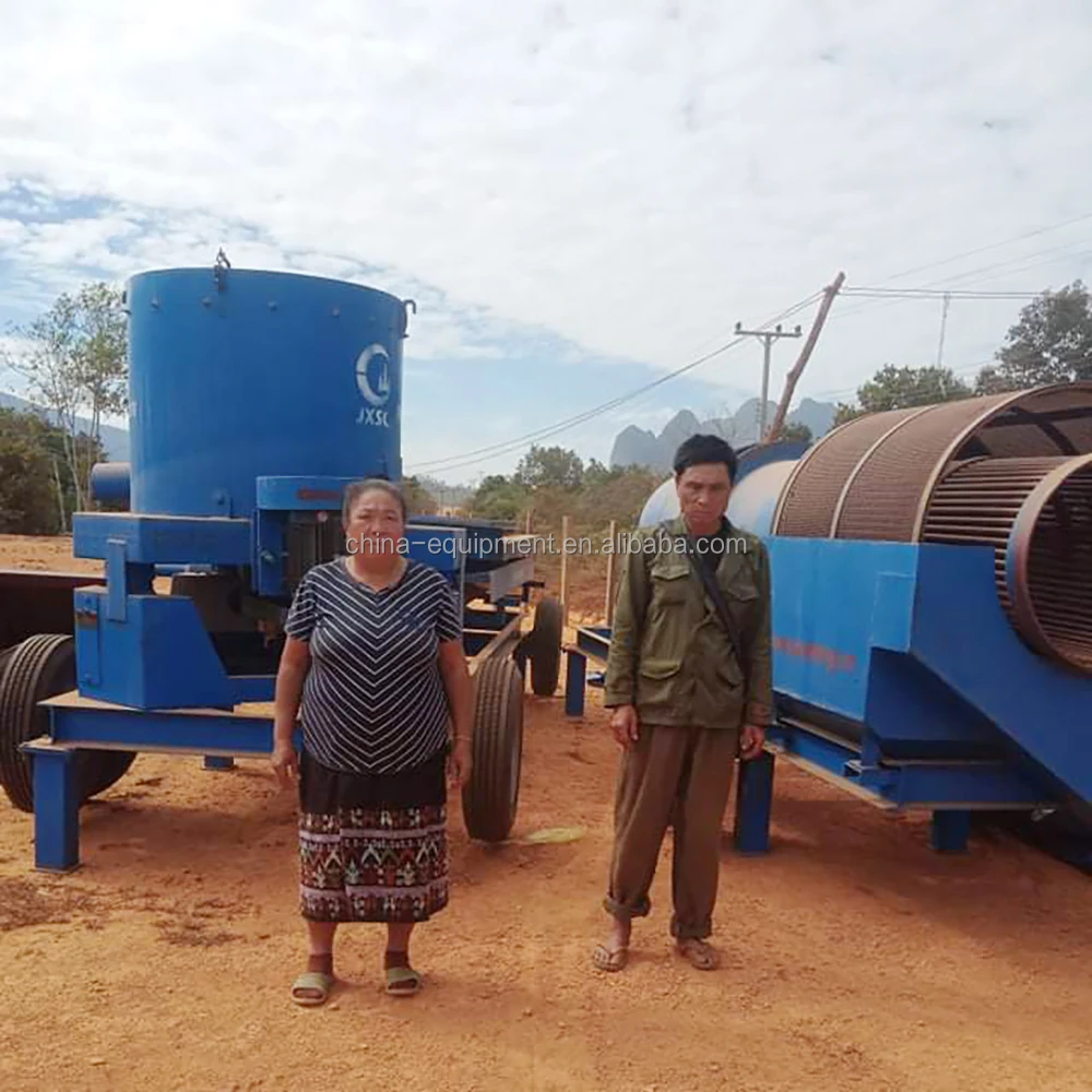 Small Scale Factory Cheap Price Mobile Trommel Gold Washing Plant