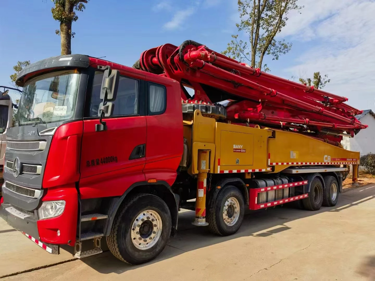 2021 SANY Homemade 56 Meters Used Concrete Pump Truck With diesel Engine 360KW Power