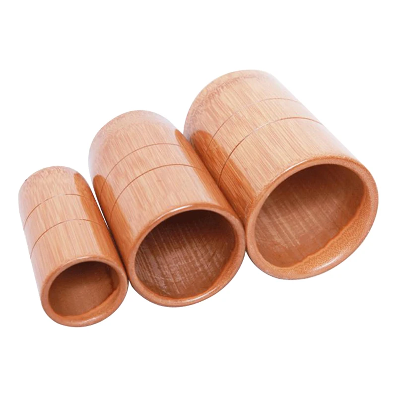 Chinese Bamboo Vacuum Cuppin Hijab Jars AntiCellulite Suction Cups Massage Chinese Medicine Cupping Cups Beauty Health