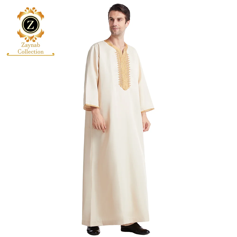 Zaynab Man Thobe Libya Style Morroco Black Jubba Kuwaiti саудовские бренды