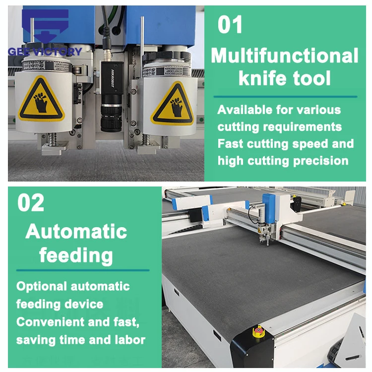 Customized Automatic Cnc Oscillating Knife Fabric Textile Garment Leather Multilayer Cutting Machine