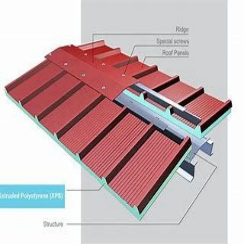 metal siding standing seam click lock roof and wall roll forming machine