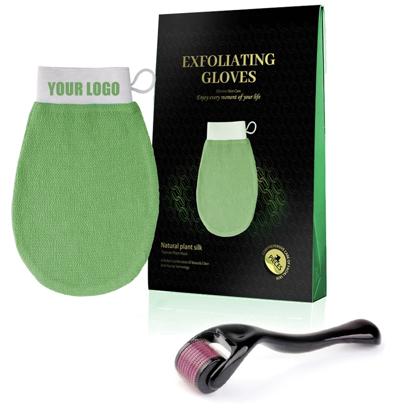 Оптовая продажа роскошная ванна для взрослых корейский скраб отшелушивающий Отшелушивающий рукавицы для тела