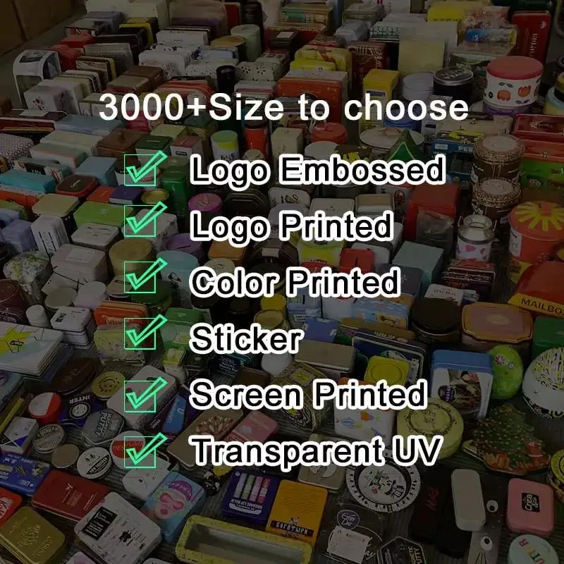 Factory Logo Custom Size Coffee Tin Food Grade Tinplate Metal Tea Bag Box Stackable Tea Tin Round Can With Lids 100ml 300g