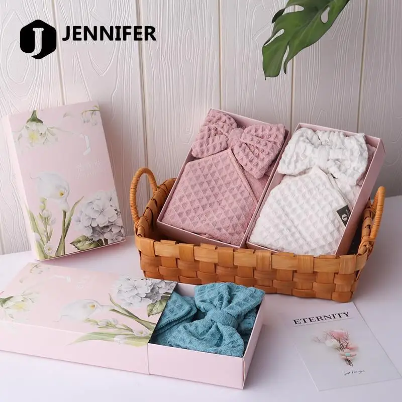 Оптовая продажа комплект роскошных полотенец для ванной с повязкой на