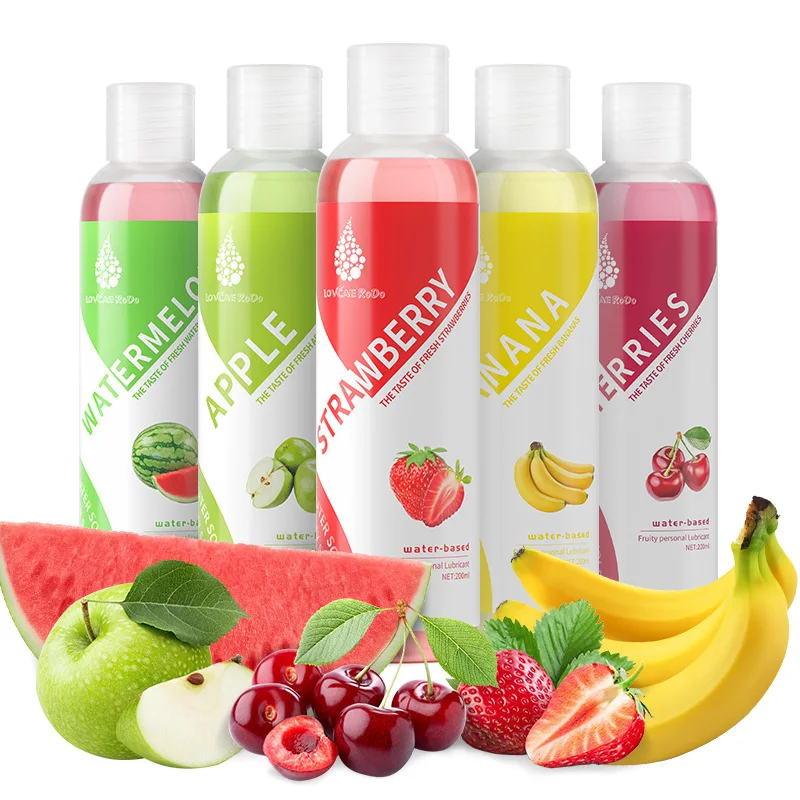 Customized Edible Cherry Water Based Sex Lube Premium Lubricant Gel Sex Oil Antibacterial Liquid Sex Personal Lubricant