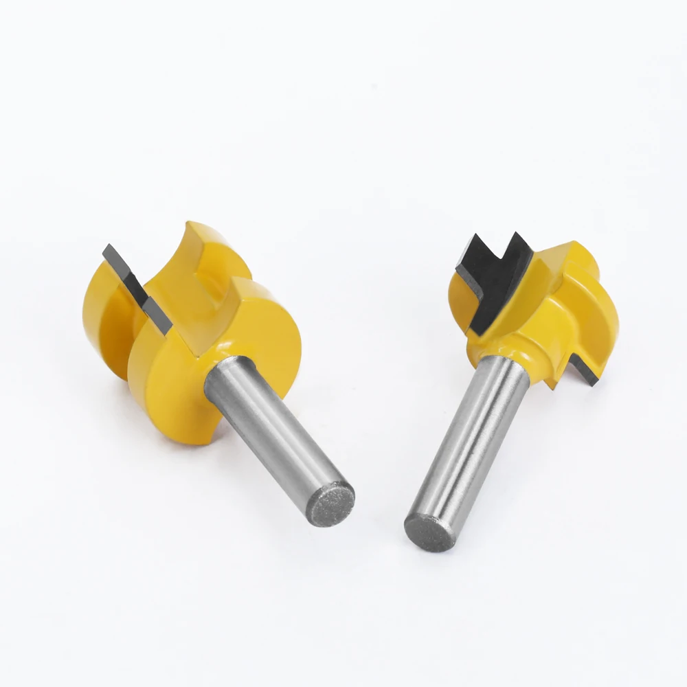 Ля ви 2 шт. Концевая фреза 8 мм хвостовик с Т-образными пазами квадратный зуб шип фреза разделочный нож фрезы для контурной обработки для дерева инструмент деревообрабатывающий MC02140
