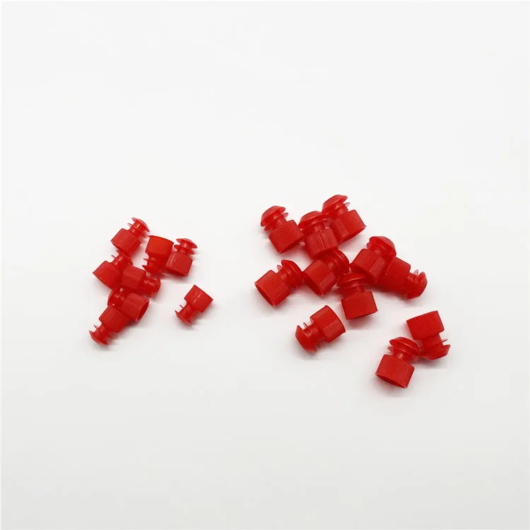 13mm red white green color laboratory use  Bulk Pack Non Slip Plastic Test Tube Centrifuge Tube Stopper