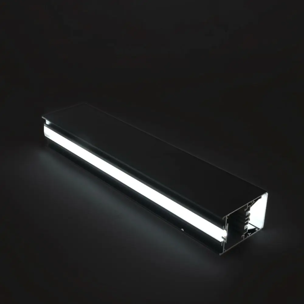 50mm * 75mm Pendant linear light LED strips Ideal for offices and exhibition spaces
