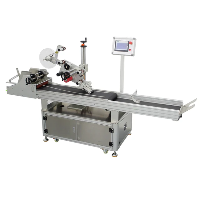 Professional supply plastic bag carton plane paging and labeling machine