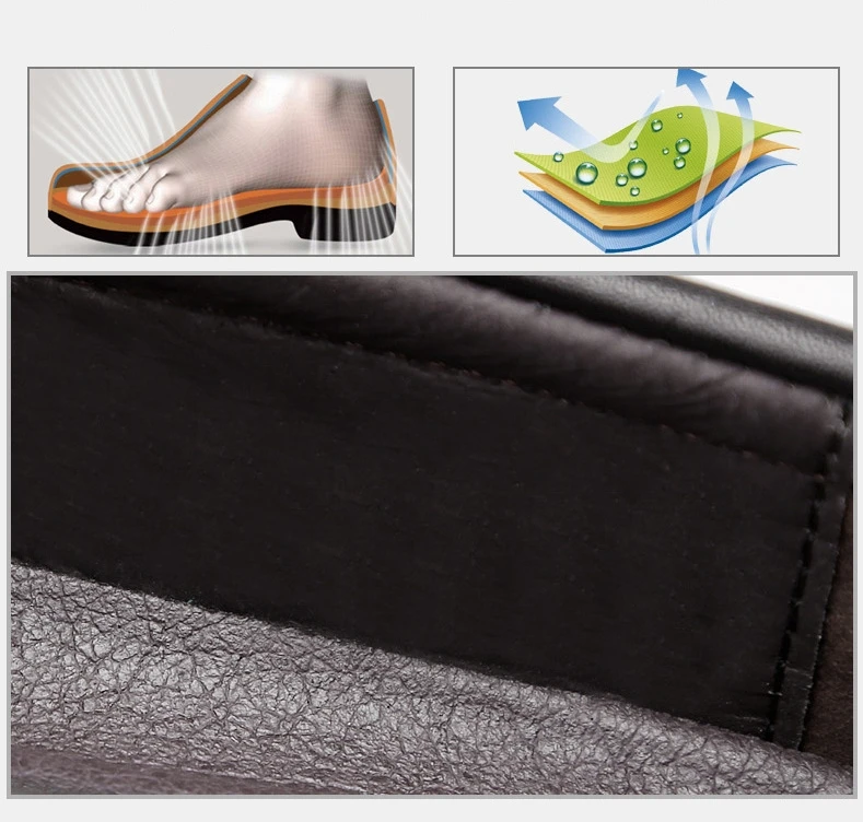 Comfortable slim fit High Quality Original Formal Brown Leather Office Weddings Oxford Shoes For Men