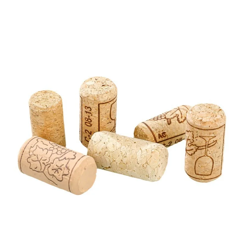 Straight Wood Wine Bottle Stopper with Cork Plug for Sealing Beer & Wine Bottles Lids Bottle Caps & Closures