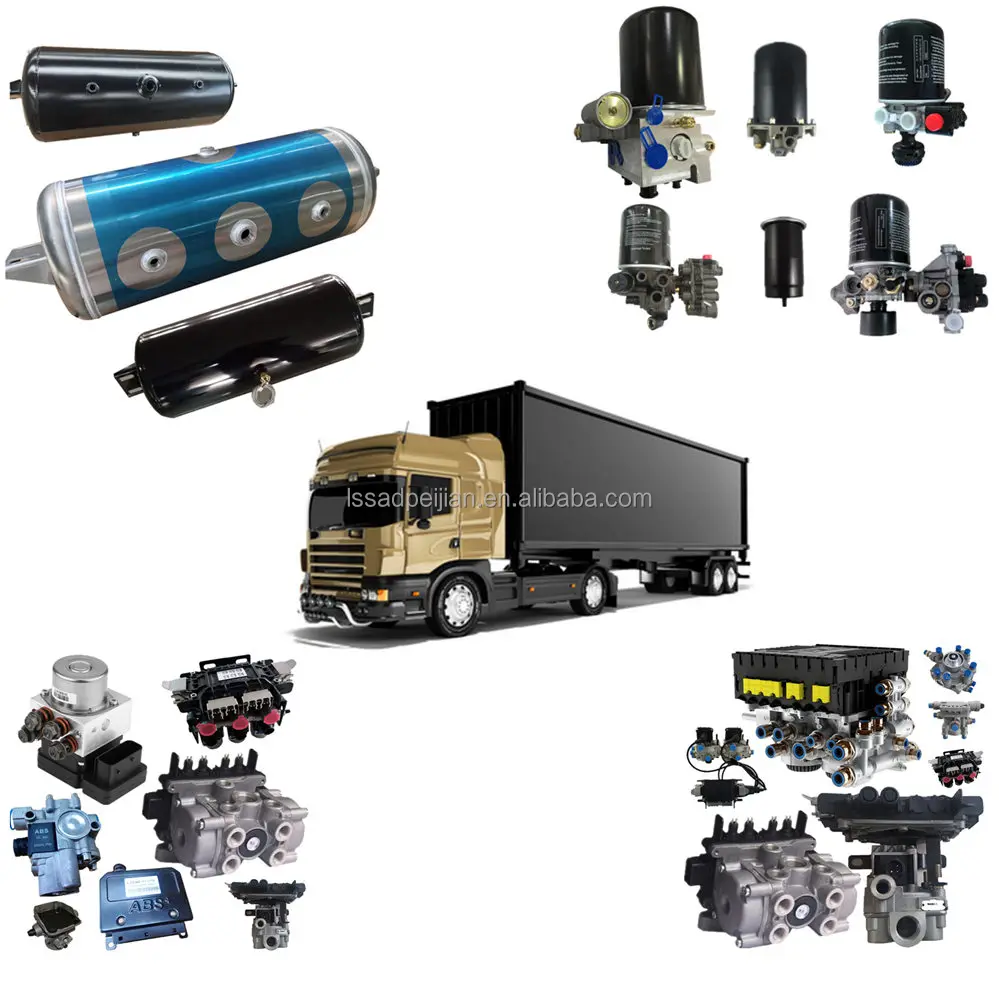 Сверхмощный Контейнерный Прицеп полуподъемная ось для wabco 4491251200 SV3302 RX0914001 461027 5801520890 MB4629