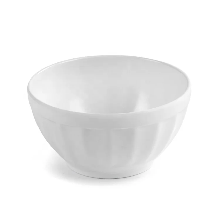 Fair quality crockery items plastic wholesale printing one handle melamine salad bowl set