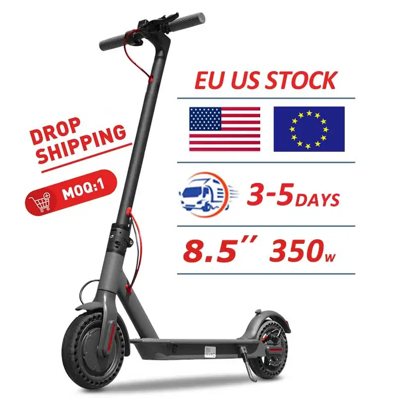 QMWHEEL Dropshipping EU US Warehouse Wholesale E-Scooter 350W Foldable Adult Electric Scooter Citycoco