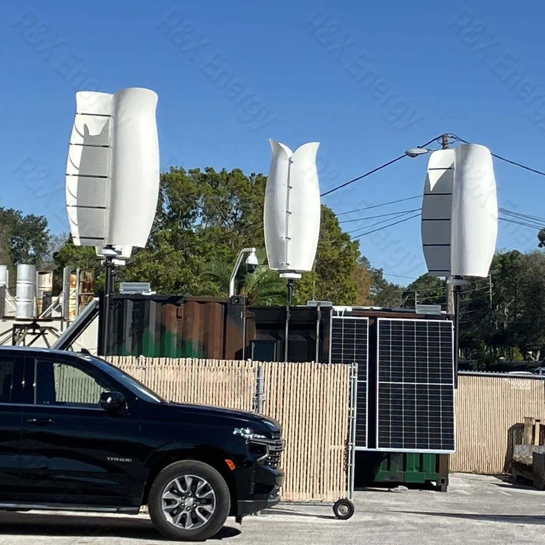 1KW 2KW 3KW 5KW Windmill Power Plant Vertical Axis Wind Generator Wind Turbine With Solar Panel 1200W