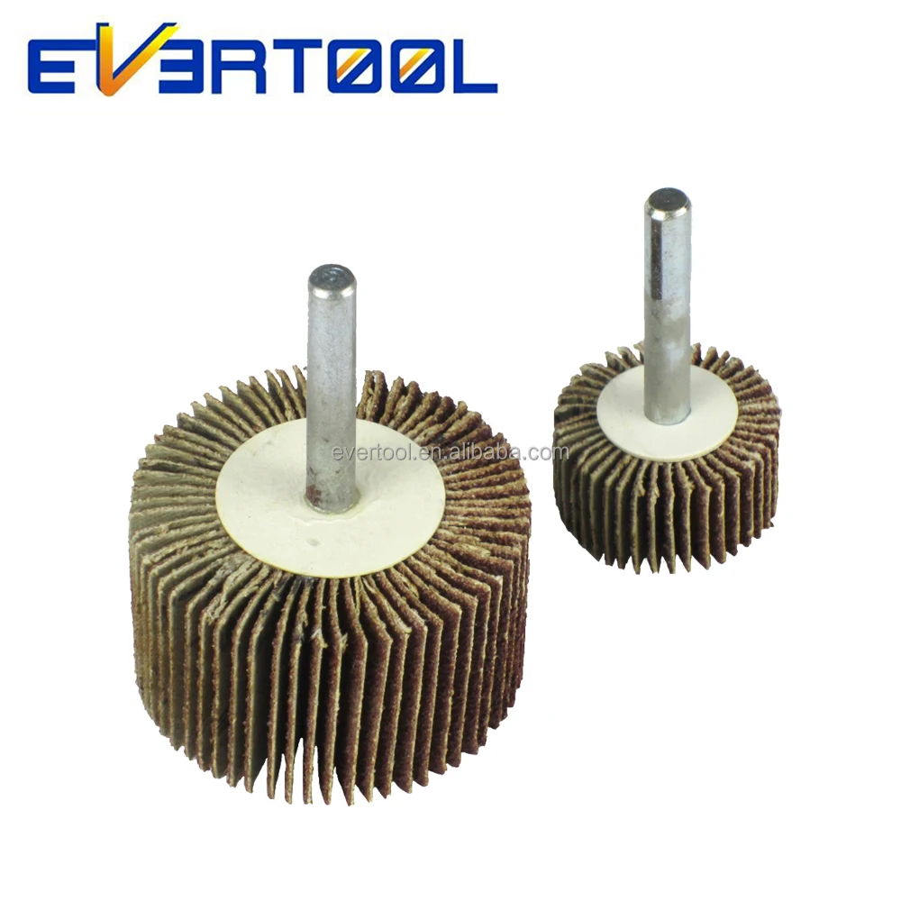 EVERTOOL Aluminum Oxide Abrasive Flap Discs T27 T29 Metal Polishing Flap Wheels Abrasive Mop