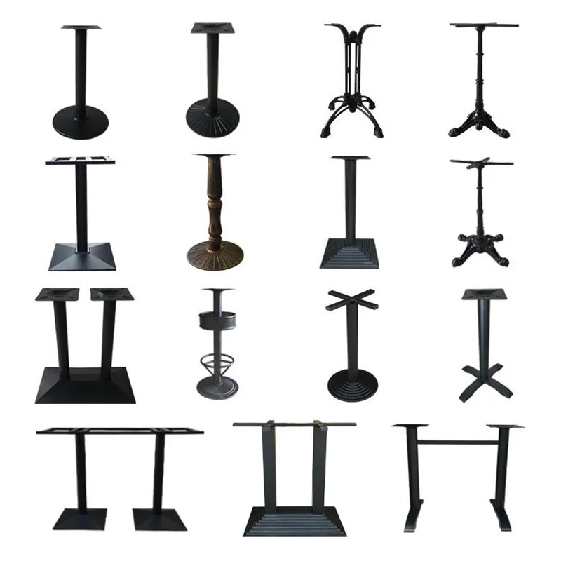 Black Dining Table Support Tea Desk Metal Replacement Feet Steel Sofa Furniture Legs Accessory Furniture Sofa Legs