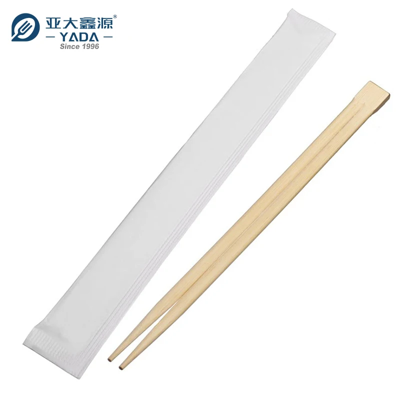 Yada Wholesale Bamboo Chopsticks Customized Logo Disposable Wooden Twin Chopsticks For Chinese Food Sushi