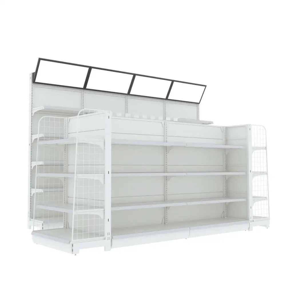2022 Hot Sale Retail Store Rack Supermarket Shelf Gondola Shelving/Gondola Shelf Store Metal Display Rack Supermarket Equipment