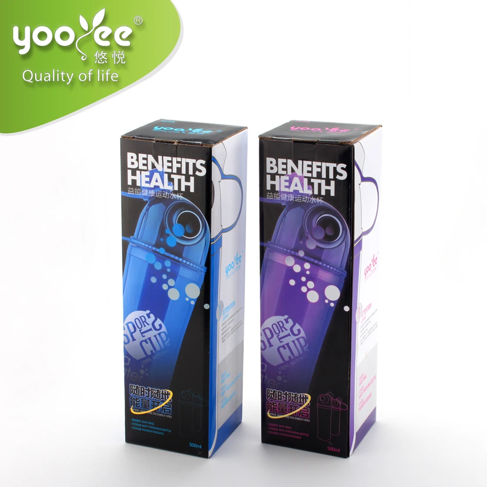 Boxing Water Bottle Factory Item Promotional BPA Free PP Plastic 500ml Cheap New Sport Gym Applicable for Boiling Water Everyday