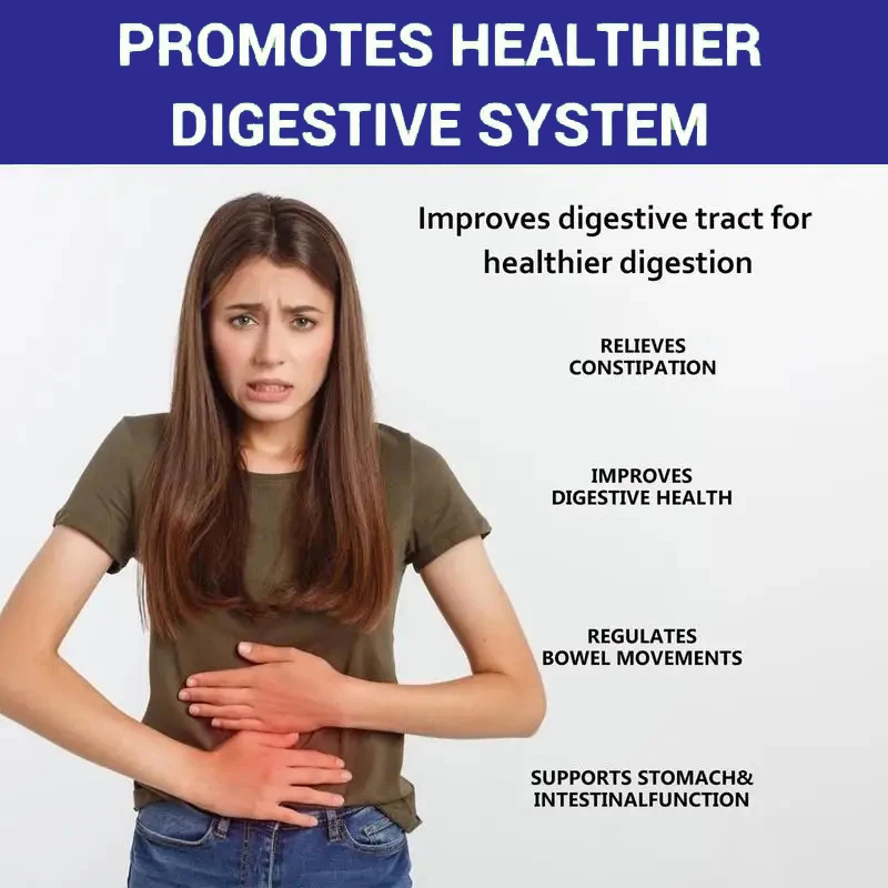 Relieve constipation and maintain a mild intestinal routine, support regular bowel movements and gentle bowel cleaning
