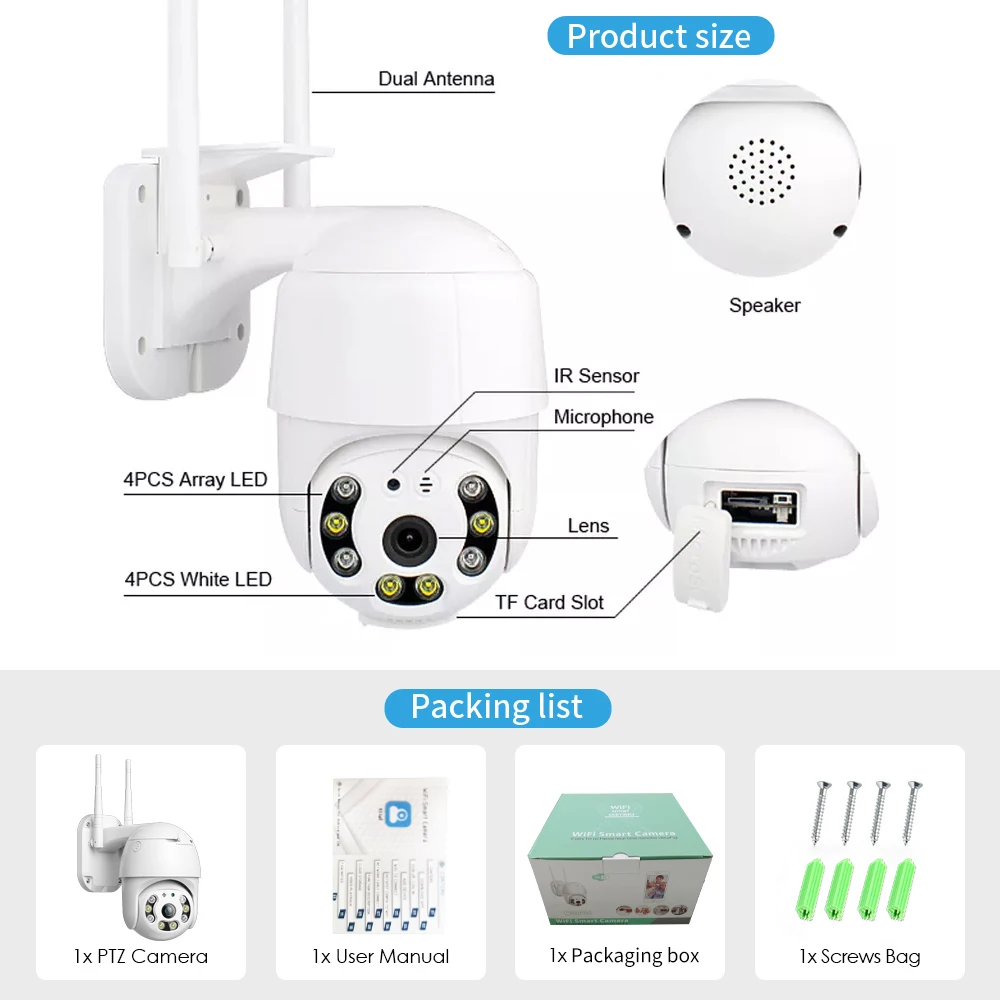 Good Selling Home Security System Wireless Device Surveillance Indoor Cctv Camcorder 360 Degree Wifi Camera