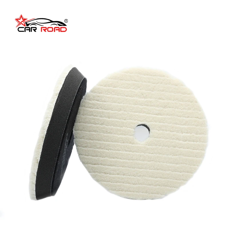 CARROAD Car Shield Polishing Wool Pad 125-180mm Wool Felt Polishing Pad For Da Polisher