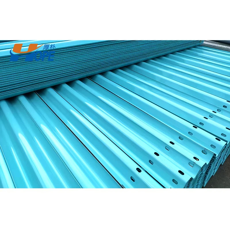 Highway Guardrail Customized Size Color Hot Dipped Galvanized Steel Guardrail