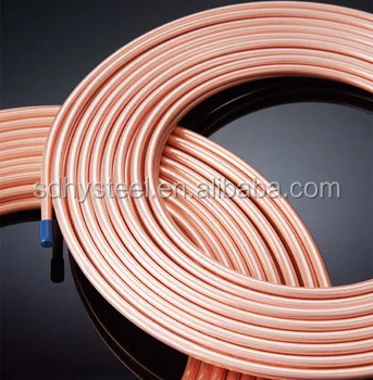 High quality C11000  C12000 C12200 Air Conditioner pancake coil copper pipe