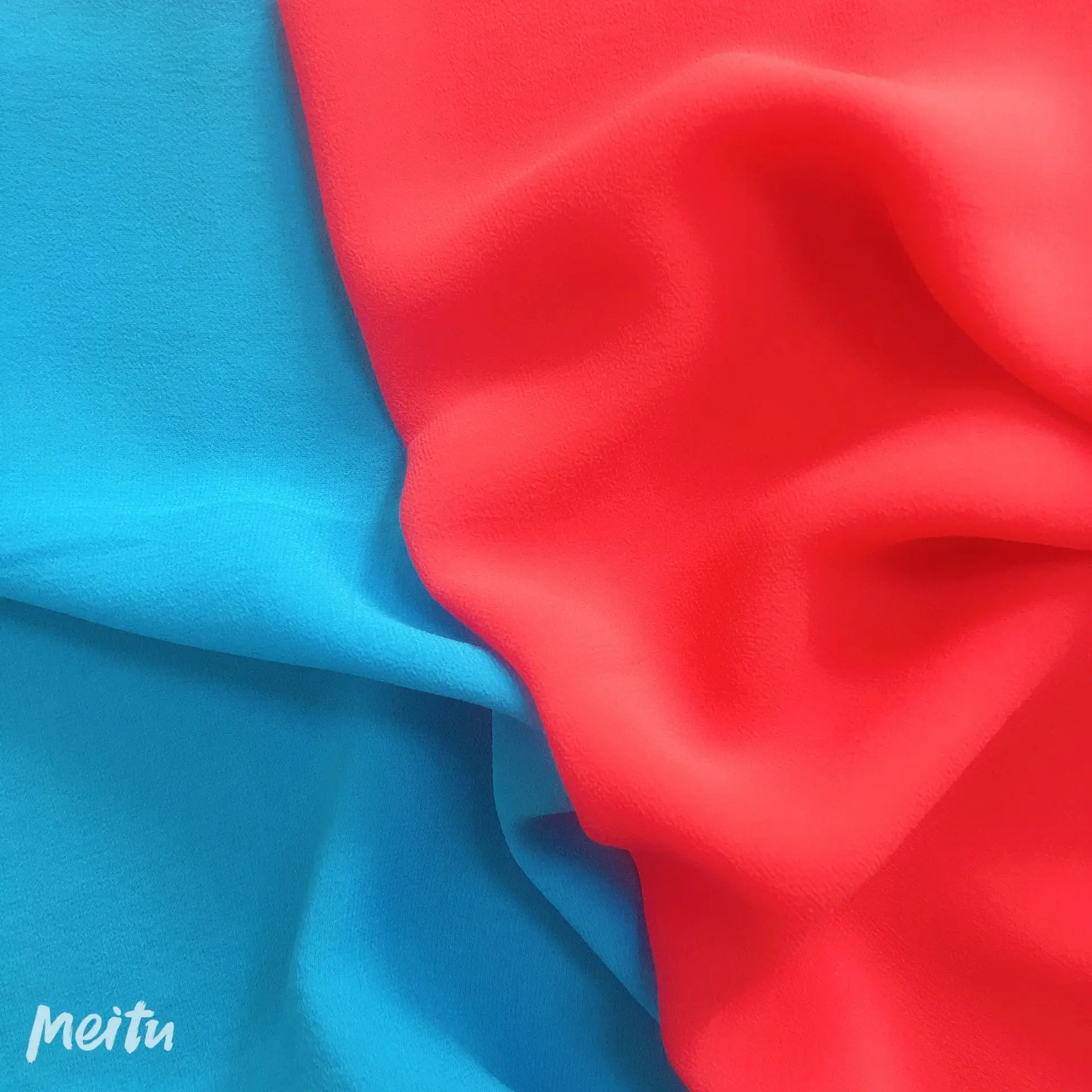 
High quality soft 100% silk chiffon fabric baby soft silk fabric 