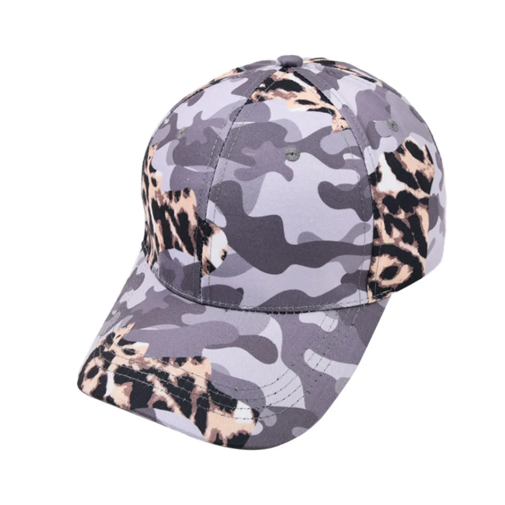 wholesale Hats Leopard Print Trucker Hats Wholesale Baseball Snapback Cap Camo Baseball Cap