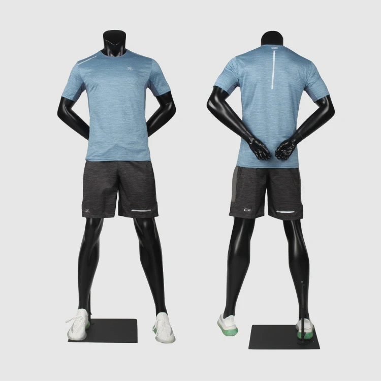 headless sporting muscle manikin male mannequin with hands on back