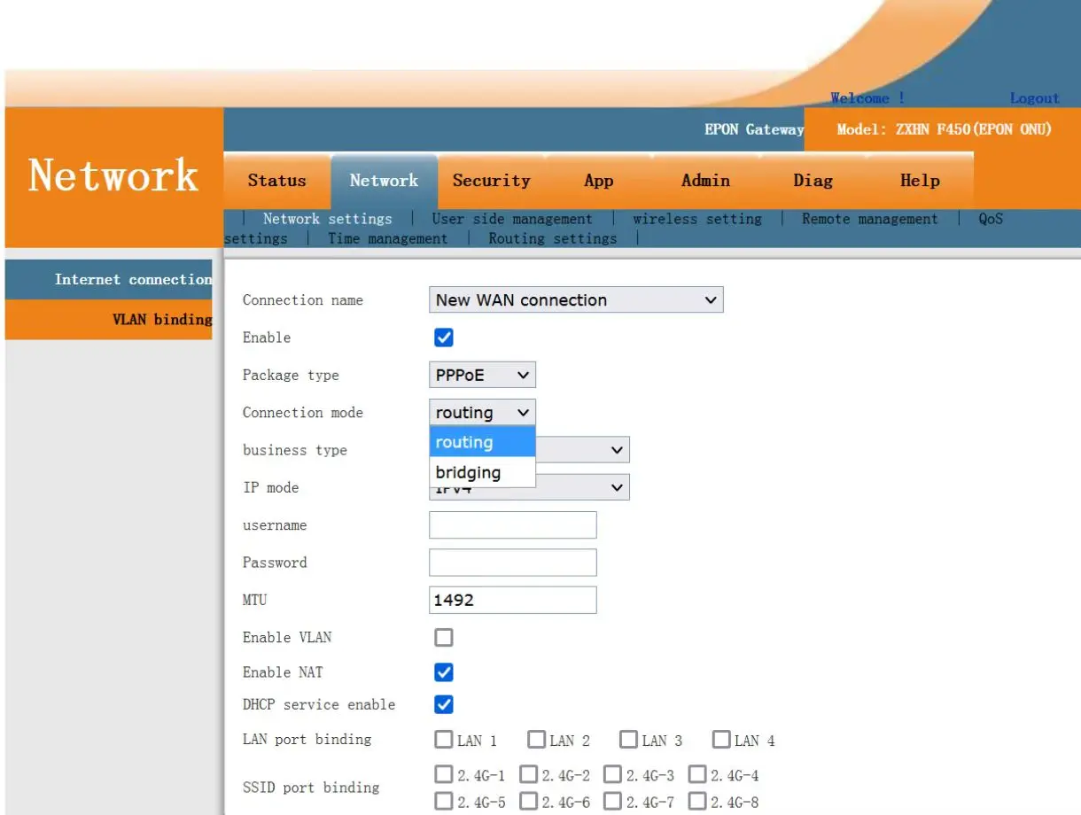 Ready Stock F450 EPON 1GE+3FE+WIFI Same as  F460 v6.0 Used F450 Ftth EPON Onu Modem For Home