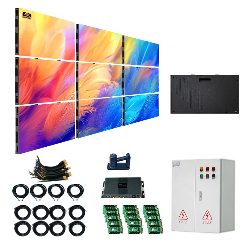 High Resolution Indoor Pixel Pitch 1.5mm LED Screen Supply P1.56 P2 Panel Display Module Seamless LED advertising screens