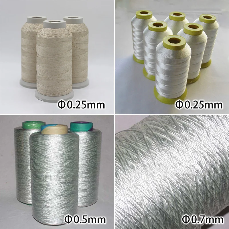 Factory free sample all kinds of high temperature fiberglass ptfe coated sewing thread