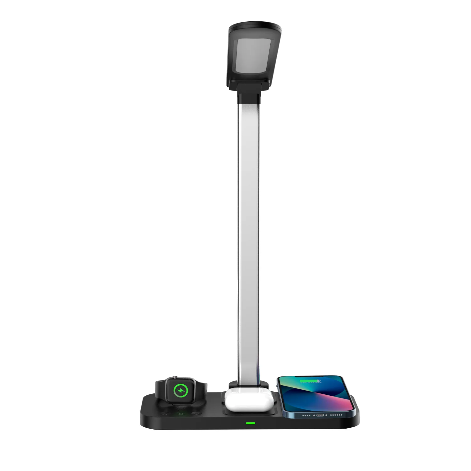 15W three-in-one LED night light with wireless fast charger for wireless charging of mobile phones and watches