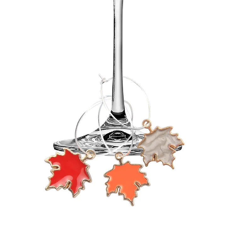 Personalized Metal Creative Wine Glass Ring Charms funny for Party and Wedding