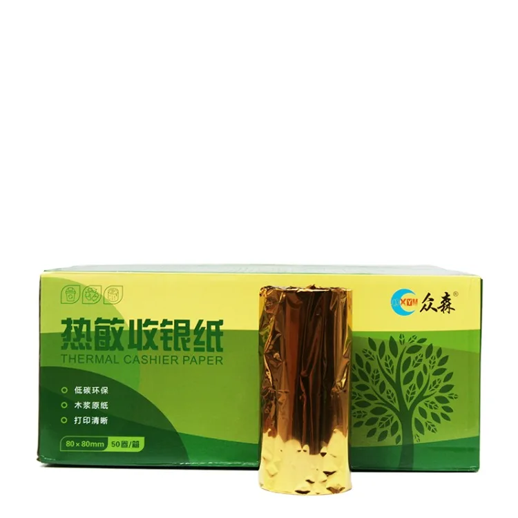 China Factory Supply 80*50mm Thermal Receipt Paper Roll High Quality Cash Register Paper on Sale