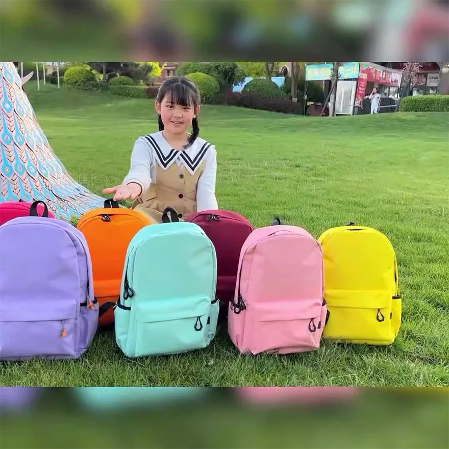 custom logo MOQ 10pcs Factory direct sales Junior travel backpack Multifunctional Student Leisure backpack Large school backpack