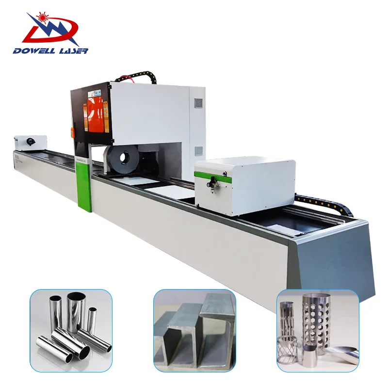 CNC Fiber Aluminum Metal Tube/Pipe Laser Cutting