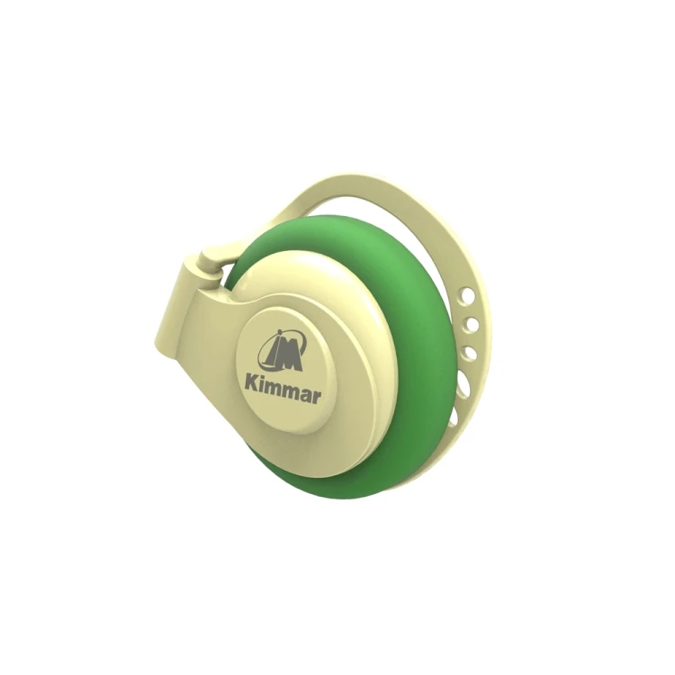 Hot-selling disposable 3.5mm wired earhook earphone wired on-ear headset for aviation/tour guide/hospital use