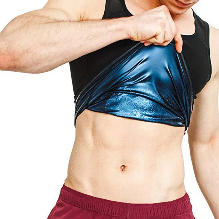 RX most popular wholesale men sport slimming weight loss hot sweat vest waist trainer sauna suit