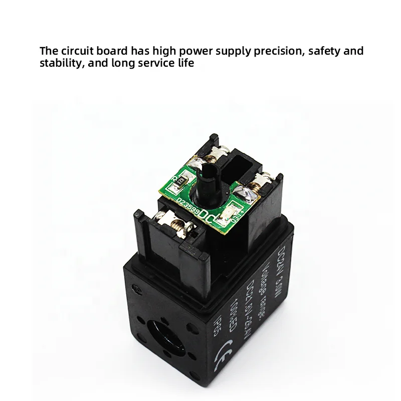 Double head cylinder reversing valve 4v220-08 pneumatic accessories solenoid valve