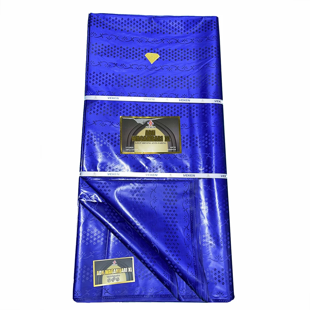 Warehouse New Arrival 2023 Original Bazin Riche Super Magnum Gold xxxl African Jacquard Shadda Fabric