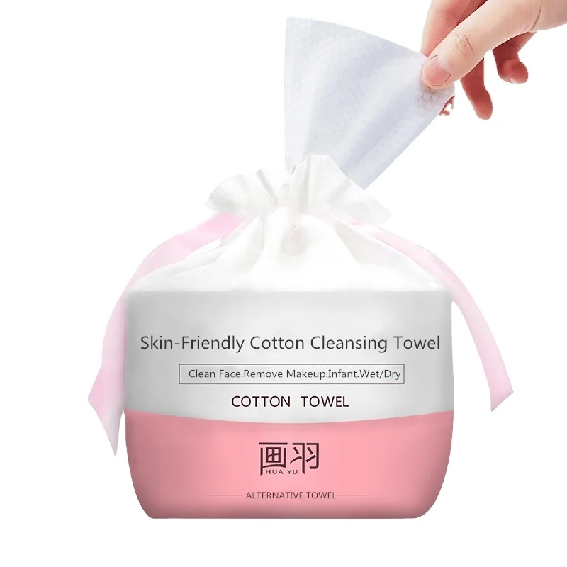 HUAYU Cleaning Cotton Towel Makeup Cloth Remover Organic Cotton Muslin Face Cloth