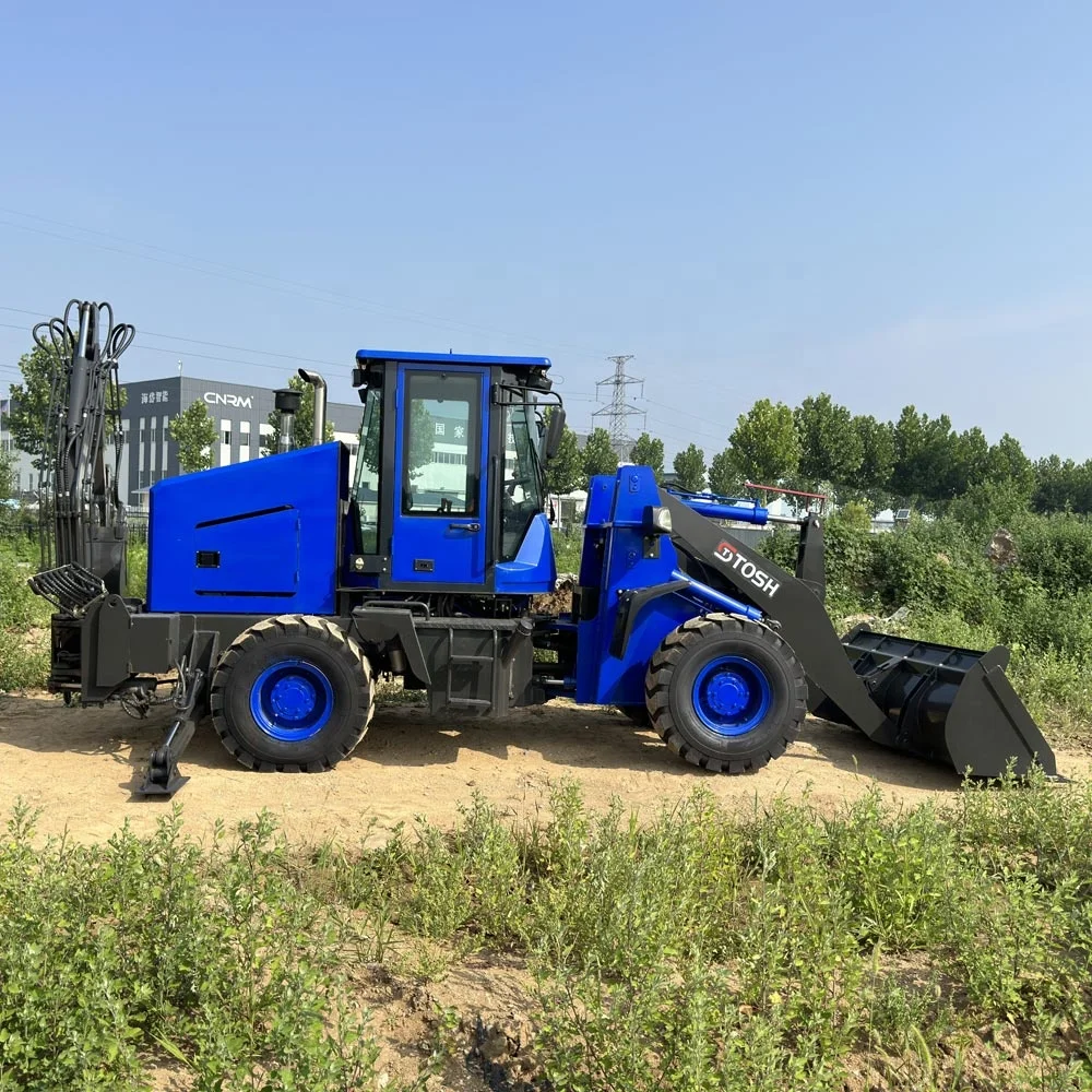 TOSH Mini Tractor With Front Loader And Backhoe Optional Accessories
